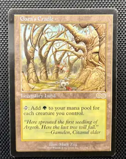 Magic The Gathering MTG Gaea's Cradle #321 Urza's Saga (MP/LP) - Image 3