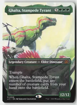 MTG - Ghalta, Stampede Tyrant (Borderless) M The Lost Caverns of Ixalan 326 - Image 1
