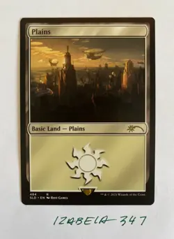 MTG Land - Plains #484 - NON-FOIL - Secret Lair x Arcane SLD Promo NM/M Unplayed - Image 1