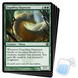 ENGULFING SLAGWURM X4 Scars Of Mirrodin SOM Magic MTG MINT CARD - Image 1