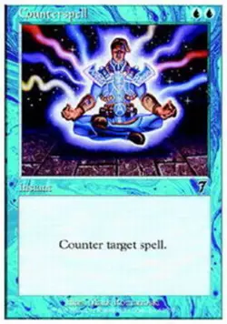 MTG Counterspell, Seventh Edition, Heavily Played, English - Image 1