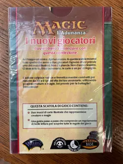 ITALIAN Magic the Gathering WOTC 2001 Base deck, NEW factory-SEALED foreign MTG - Image 2