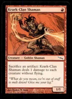 MTG Krark-Clan Shaman LP Light Play Mirrodin [3130] - Image 1