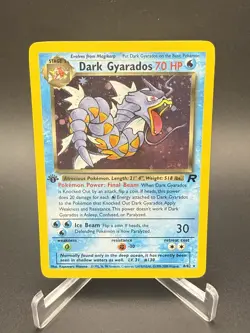 Pokemon Dark Gyarados 8/82 Team Rocket Holo First Edition - Image 1