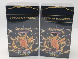 (2) Pokemon Scarlet & Violet Paldean Fates Booster 10-Bundle Displays Sealed - Image 1