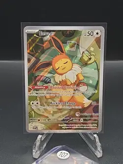 Eevee Pokemon Center Exclusive SVP 173 Pokemon Scarlet and Violet Promo - Image 1