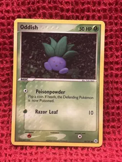 Pokemon TCG Oddish EX Hidden Legends 68/101 Regular Common VLP - Yuka Morii - Image 1