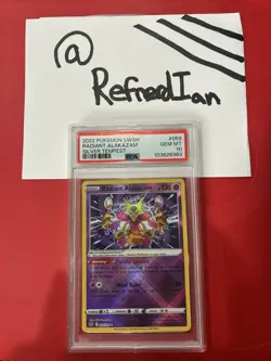 Pokemon Alakazam TCG Radiant Silver Tempest Holo PSA 10 🥄🥄 - Image 1