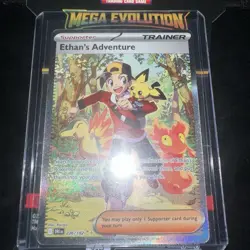 Pokemon TCG Ethan's Adventure Destined Rivals 236/182 Special Illustration Rare - Image 1
