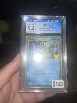 Pokemon TCG Mimikyu Delta Species SWSH Black Star Promos SWSH136 Holo / RCG 9.5 - Image 1