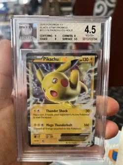 PIKACHU EX #XY174 XY BLACK STAR PROMO BGS 4.5 POKEMON TCG 2016 CGC PSA - Image 1