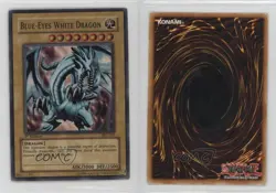 SR - Blue-Eyes White Dragon 1st Ed. YuGiOh Starter Deck Kaiba Evolution #SKE-001 - Image 3