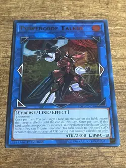 Yu-Gi-Oh! Powercode Talker Ultra Rare SDPL-EN040 Lightly Played 1st Edition - Image 1