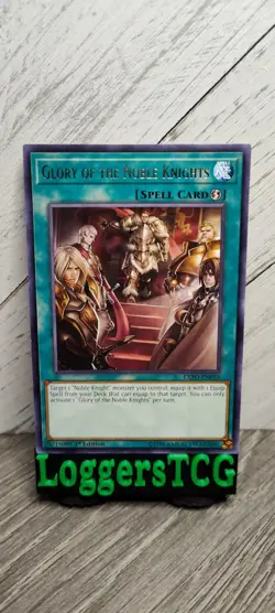 Yu-Gi-Oh! Glory Of The Noble Knights / EXFO-EN059 1st Edition LP - Image 1