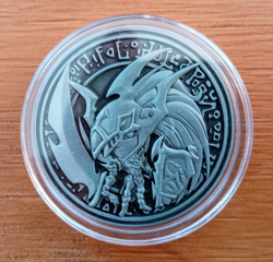 Yu-Gi-Oh! Black Luster Soldier ~ YCS Pre-Registration Coin ~ Official ~ Silver - Image 1