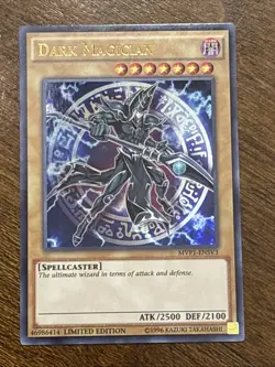 Yu-Gi-Oh! TCG Dark Magician MVP1-ENSV3 Ultra Rare Limited Edition LP - Image 1