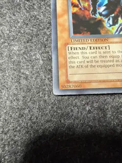 Vintage Yu-Gi-Oh! Archfiend of Gilfer JMP-EN003 Limited Edition Ultra Rare VLP - Image 2