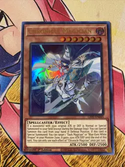 Yugioh x1 Chronicle Magician 1st Edition GFP2-EN045 Ultra Rare (NM!) - Image 1
