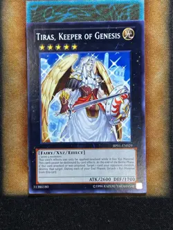 Yugioh Tiras, Keeper Of Genesis BP01-EN029 Rare NM - Image 1