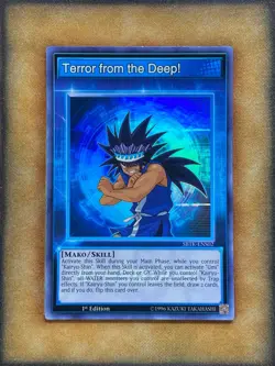 Yugioh Terror from the Deep! SBTK-ENS02 Speed Duel Super Rare 1st Ed NM - Image 1