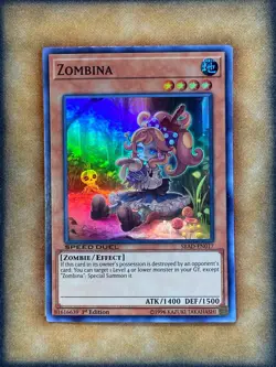Yugioh Zombina SBAD-EN017 Super Rare Speed Duel 1st Ed NM - Image 1