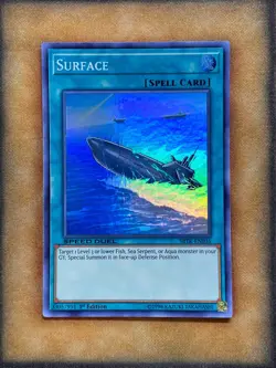 Yugioh Surface SBTK-EN036 Super Rare 1st Ed Speed Duel NM - Image 1
