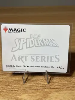 Behold the Sinister Six! Art Card (45/54) Art Series: Marvel's Spider-Man... - Image 2