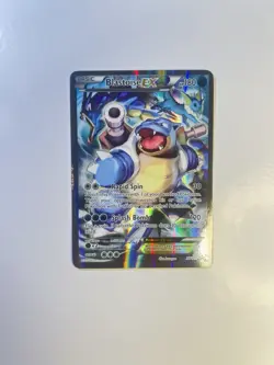 Pokemon TCG Card - Blastoise EX XY122 Black Star Promo Full Art XY Rare - Image 1