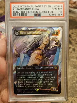 2025 MTG Final Fantasy Kuja Genome Sorcerer SURGE FOIL 0544 PSA 10 FF9 - Image 1