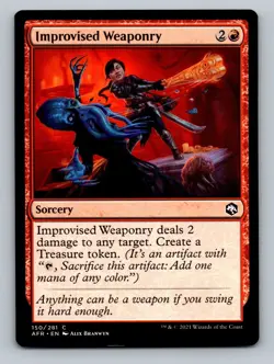 Improvised Weaponry (150) Adventures in the Forgotten Realms AFR MTG Magic - Image 1