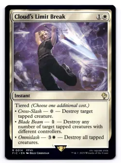 Cloud's Limit Break NM Commander: Final Fantasy 0014 MTG Regular - Image 1