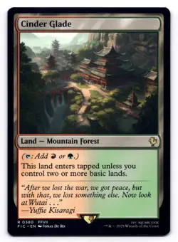 Cinder Glade NM Commander: Final Fantasy 0380 MTG Regular - Image 1