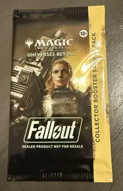 10x MTG: Universes Beyond Fallout Collector SAMPLE Booster Pack - Image 1