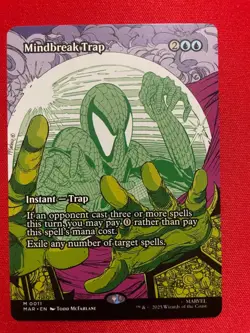 2025 Spider-Man MTG Mindbreak Trap (Borderless) Regular M 0011 - Image 1
