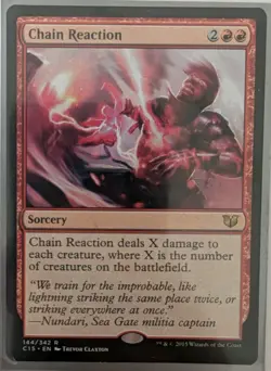 Chain Reaction Commander 2015 - MTG RARE - Image 1