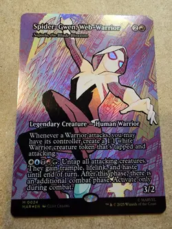 Spider-Gwen, Web-Warrior - #24 Foil (Borderless) - Spider Man - Mtg - Image 1