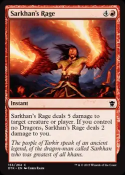 Sarkhan's Rage - Near Mint MTG Dragons of Tarkir - Image 1