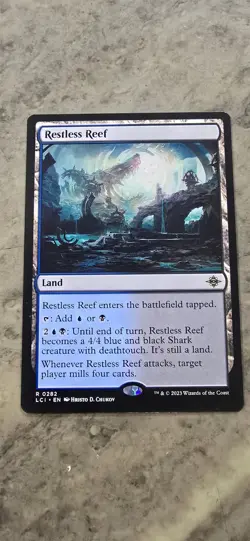 Restless Reef The Lost Caverns of Ixalan Regular Land Rare MTG - Image 1