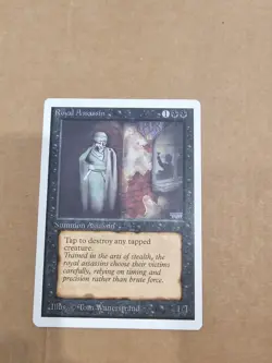 Royal Assassin Unlimited Edition MNT+ MTG RARE Vintage MAGIC THE GATHERING - Image 1