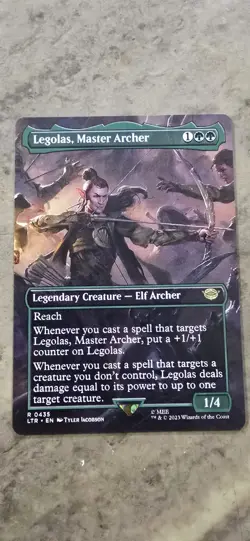 Legolas, Master Archer (Borderless) Universes Beyond: Lord of the Rings MTG Rare - Image 1