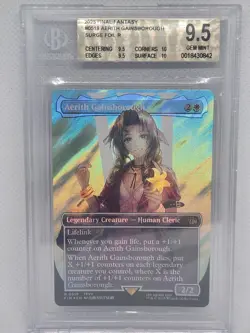 MTG / Final Fantasy - Aerith Gainsborough Borderless Surge Foil BGS 9.5 - Image 1