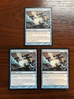 "Stream of Consciousness" - MTG Betrayers of Kamigawa (3 Cards) (53/165) - Image 1