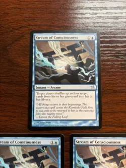 "Stream of Consciousness" - MTG Betrayers of Kamigawa (3 Cards) (53/165) - Image 2
