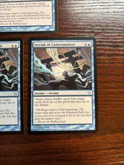 "Stream of Consciousness" - MTG Betrayers of Kamigawa (3 Cards) (53/165) - Image 4