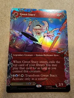 Gwen Stacy - # 209 Foil (Borderless) Marvel's Spider-Man - Mtg - Image 1