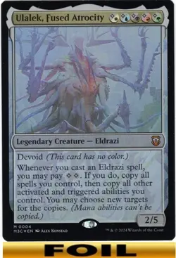 1x - Ulalek, Fused Atrocity - FOIL #04 - CMR: Modern Horizons 3 - NM MTG - Image 1