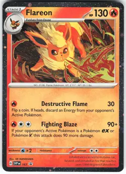 Flareon - (Cosmos Holo) 167 Pokemon SV: Scarlet & Violet Promo Cards Holo Promo - Image 1