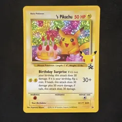 Birthday Pikachu 24/53 Celebrations: Classic Collection Holo Pokemon - Image 1