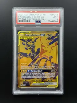 Pikachu & Zekrom GX SM248 Sm Holo Promo Pokemon TCG - PSA 9 Mint - Image 1