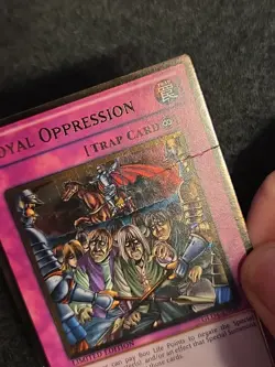 Yugioh Royal Oppression - Gold Rare - Limited - MP - GLD4-EN047 - Image 2